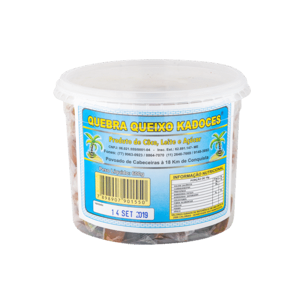 Doce Quebra Queixo Bala 1020g - Dimais Doces