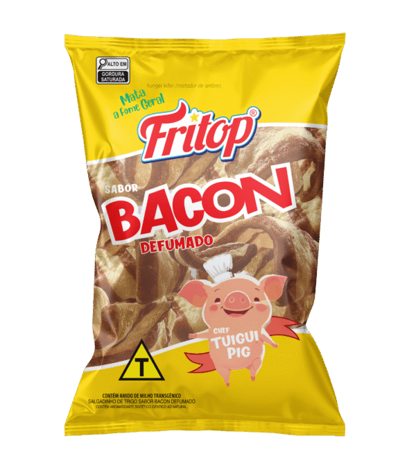Bacon Listrado 60g - Pacote c/ 10 un - Fritop