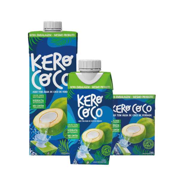 Água de Coco - Pacote c/ 12 e 27 un - Kero Coco