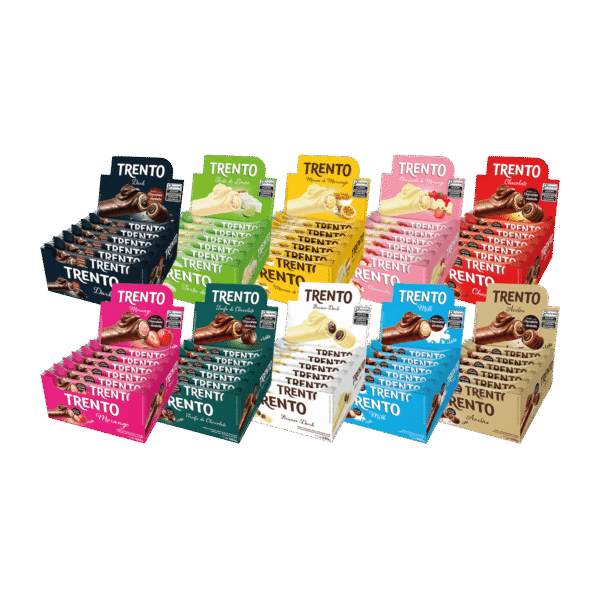 Chocolate com Waffer - Display c/ 16 un - Trento