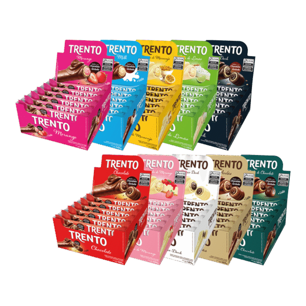 Chocolate com Waffer - Display c/ 16 un - Trento