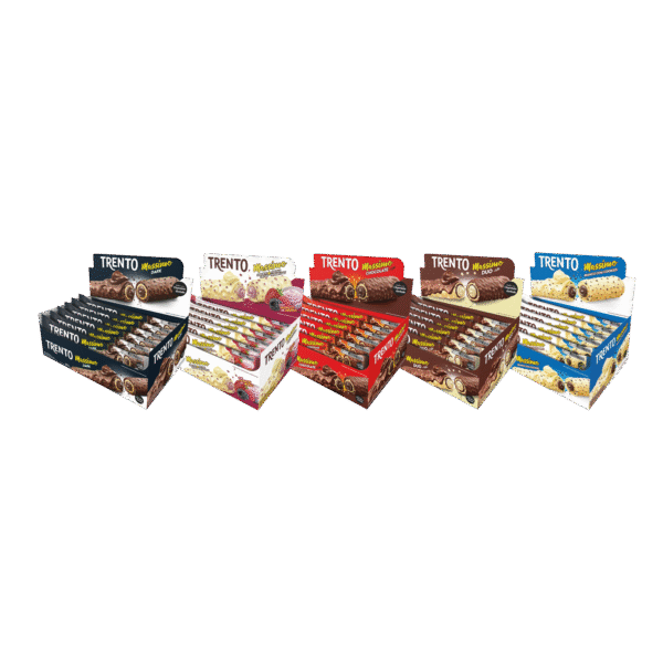 Chocolate com Waffer Massimo - Display c/ 15 un - Trento