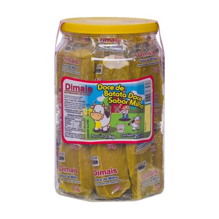 Doce Massa de Batata Doce com Milho 1020g - Dimais Doces