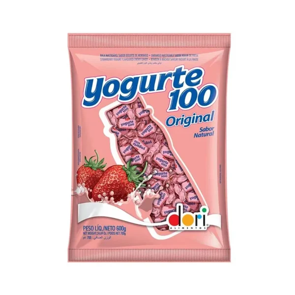 Bala Mastigável Yogurt 600g - Dori